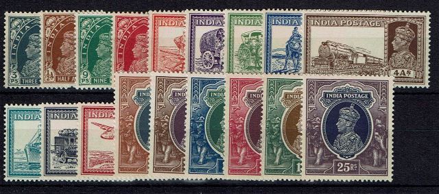 Image of India SG 247/64 UMM British Commonwealth Stamp